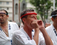 山笠外人さんも