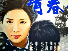 吉永小百合　映画「青春の門」の映画看板