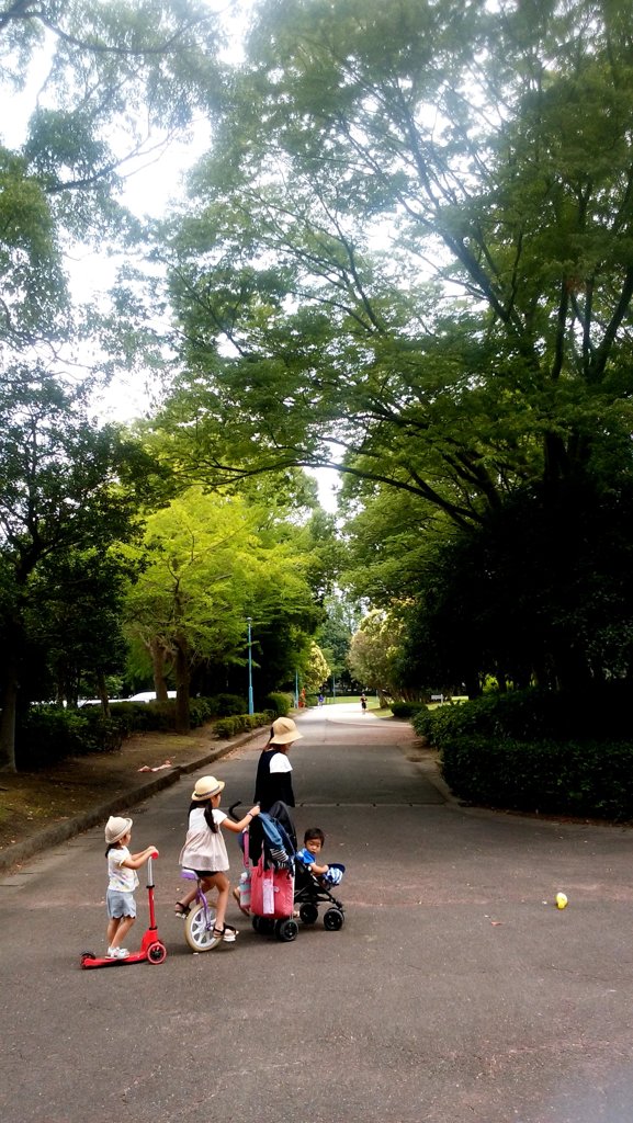 母と３人の子供達