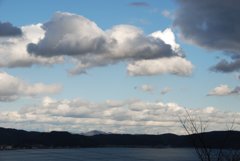 瀬戸内海の雲