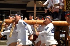 博多山笠　力走