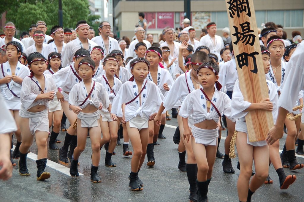 山笠　子どもたち