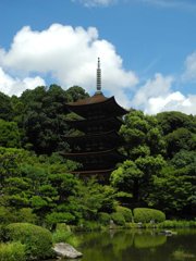 瑠璃光寺　五重塔