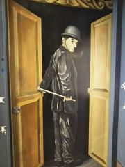 チャップリンのドア