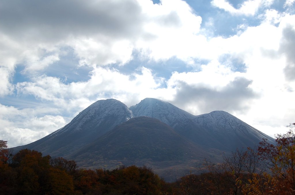 三股山　霧氷