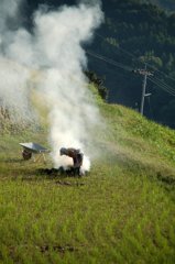 佐賀県福島町　土田棚田にて