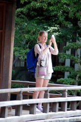 お庭撮ってます