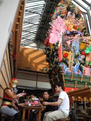 山笠とプロレスラー