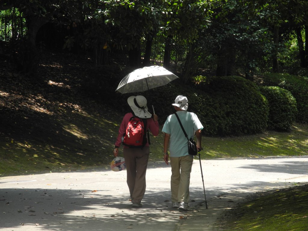 公園にて