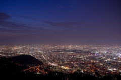 藻岩山夜景（円山方面を望む）