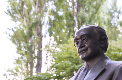 北海道大学の新渡戸稲造像