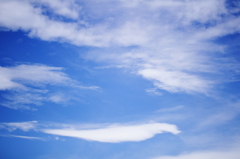 ドラえもん色の空