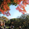 紅葉も人のにぎわい