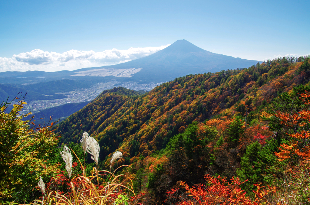 三ツ峠山から