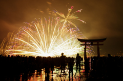 宮島水中花火大会