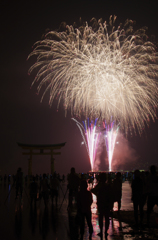 宮島水中花火大会