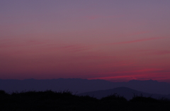 美ヶ原6月 夕焼け