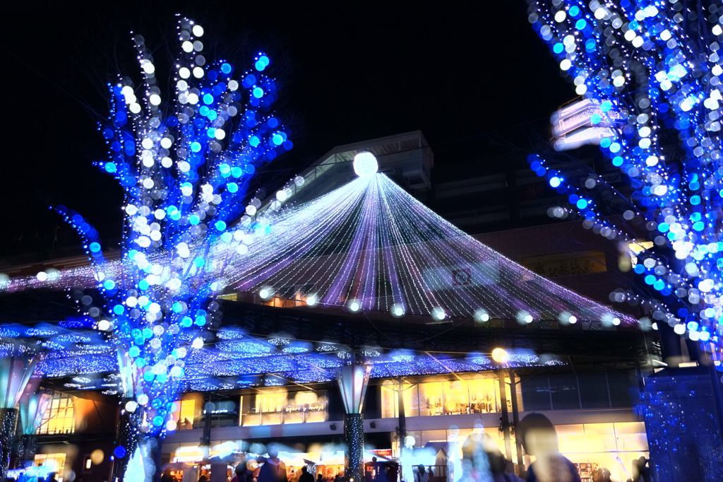 駅前イルミネーション