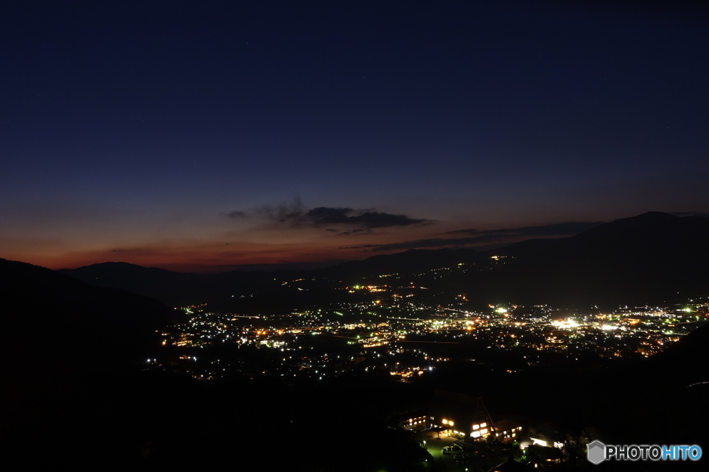 湯布院夜景