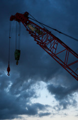 hoisted the air