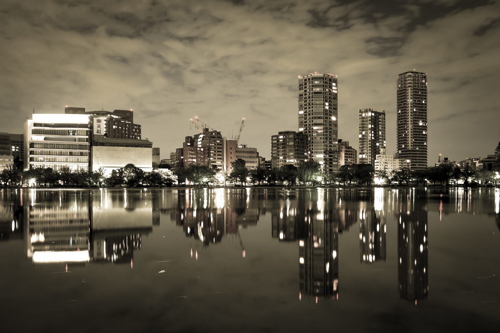 下町の夜景