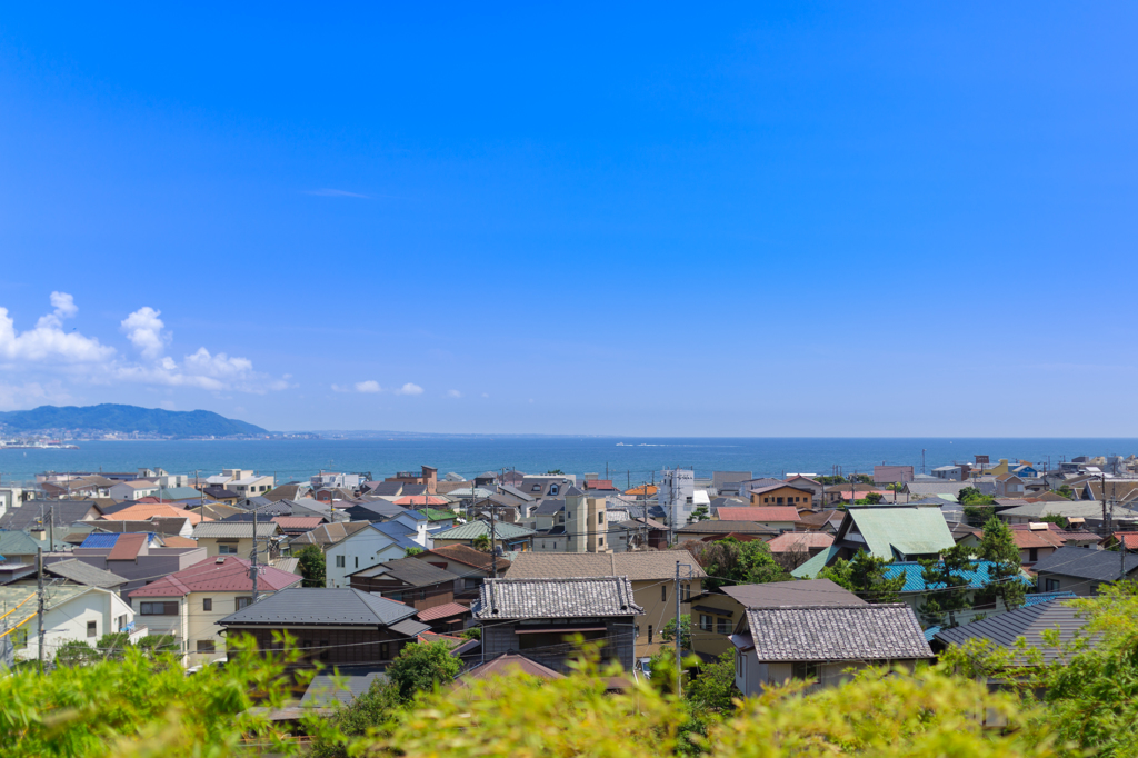 長谷寺からの相模湾