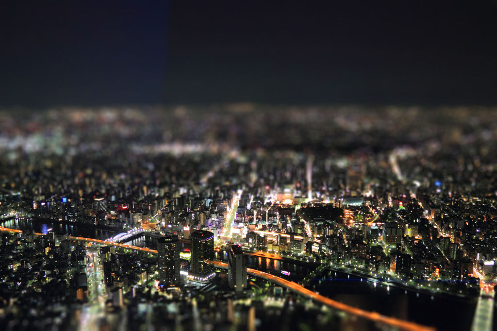 おもちゃの夜景