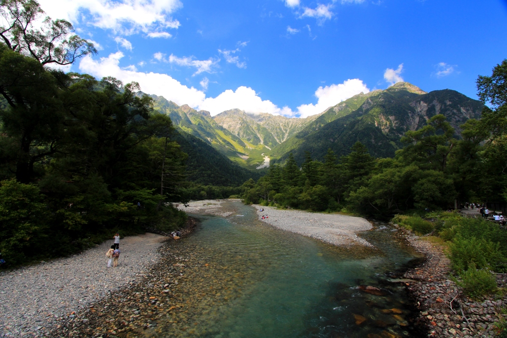 河童橋から