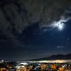 月夜の町