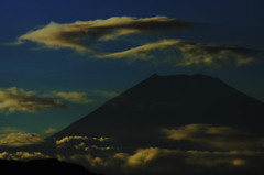 旧日本映画っぽい富士山①