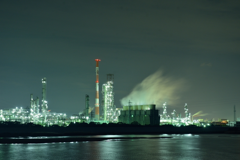 四日市工業地帯の夜景2