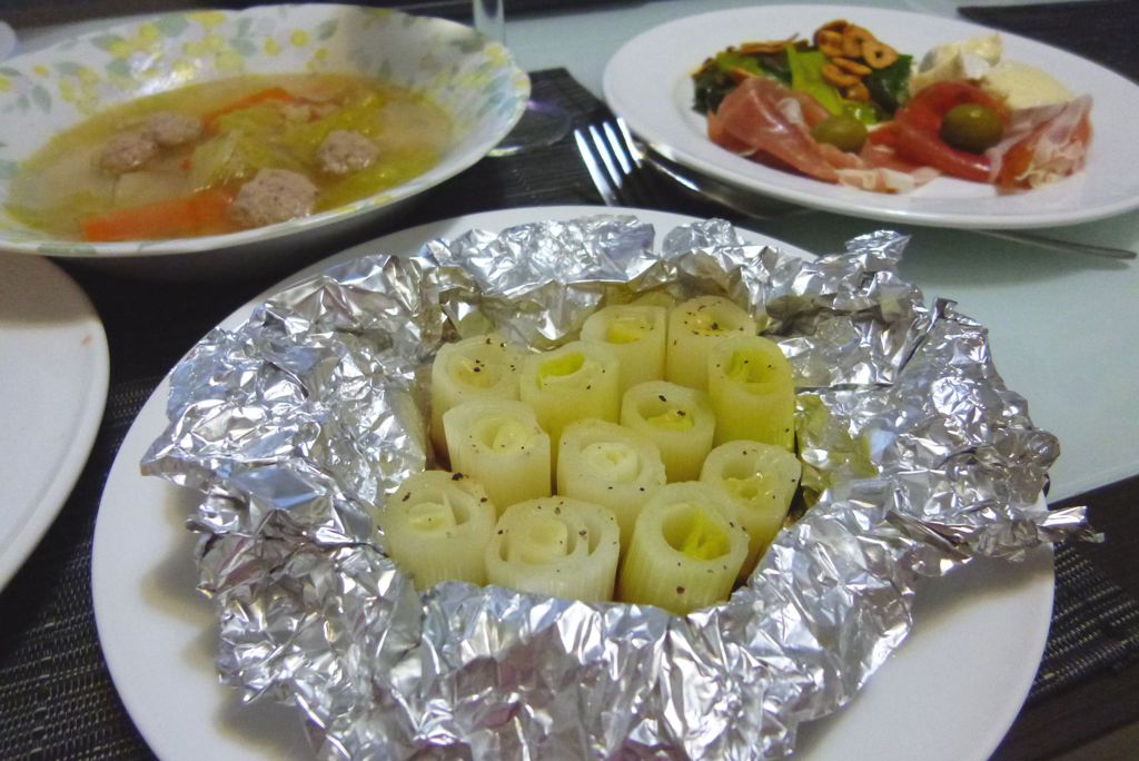 ネギバター焼き