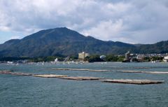 宮島行きフェリーからの眺め