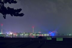 海の公園からの八景島