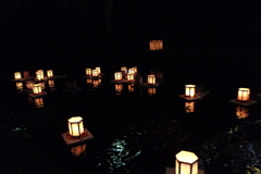 大岡川灯籠流し2