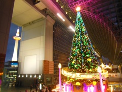 ♪イルミ51st　京都駅ツリー、京都タワー♪ 2014-12-16 TUS