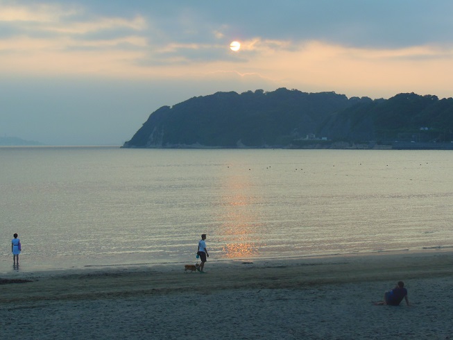 ♪浜辺の夕日～逗子海岸
