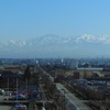 富山空港からの立山連峰♪