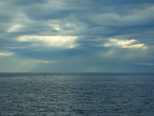 ♪梅雨空～逗子海岸