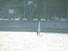 逗子海岸と渋滞道路♪