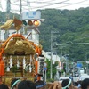 交差点をゆく神輿^^