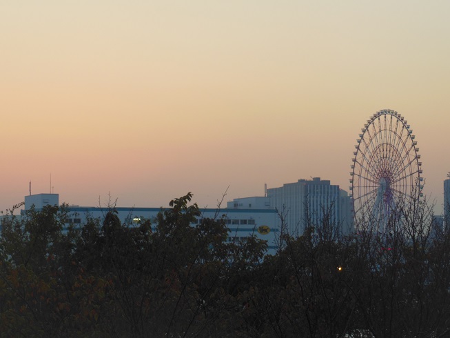 有明の夕景♪