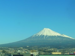 ♪新幹線からの富士山