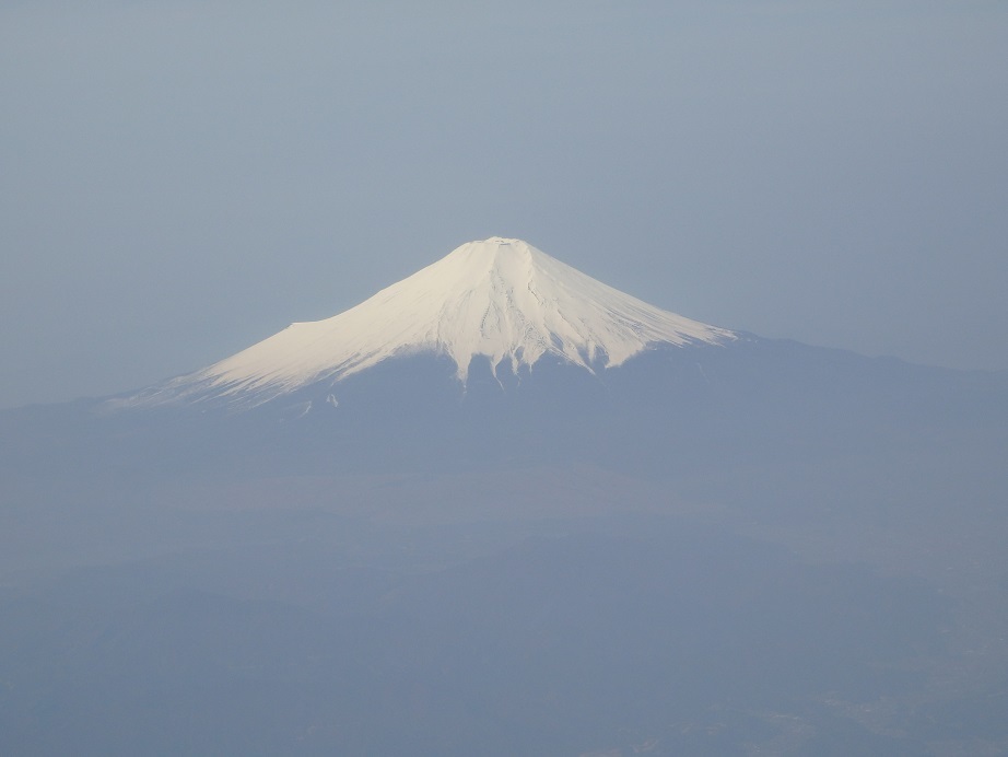 ♪飛行機からの富士山〜山梨川