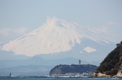 ♪2月14日の富士山～逗子海岸