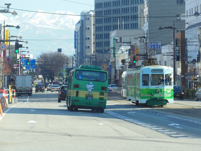 富山の街♪