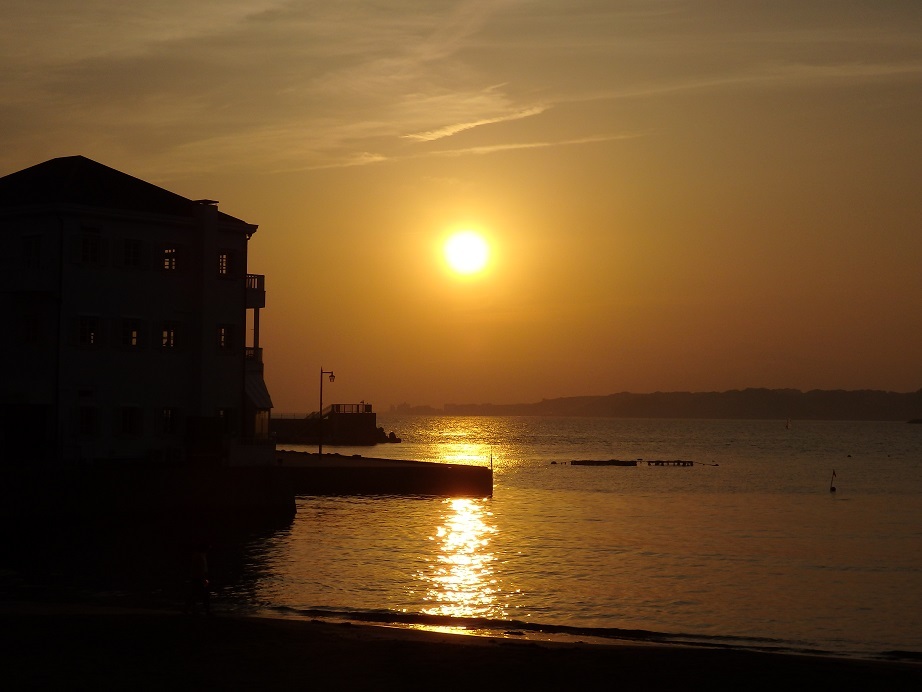 ♪葉山の夕日