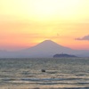♪逗子海岸からの富士山♪
