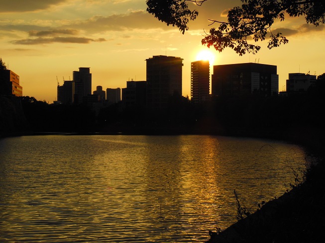 ♪大阪の夕日♪