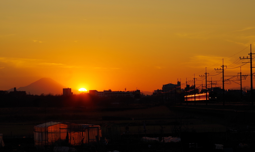 彩の国夕景